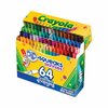 Crayola Pip-Squeaks Skinnies Washable Marker, Med Bullet Tip, Astd Color, PK64 588764